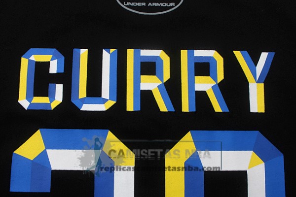 Camiseta Manga Corta Under Curry Negro
